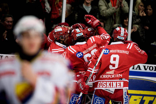 Fredrik Hynning, Timrå 1-0 (jubel)