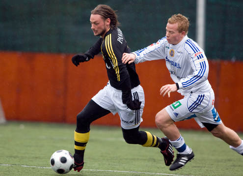 Patrik Karlsson, AIK, och Tobias Eriksson, Sundsvall