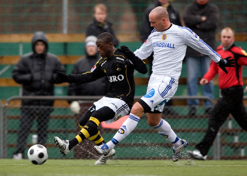 Saihou Jagne, AIK, och Erkan Saglik, Sundsvall
