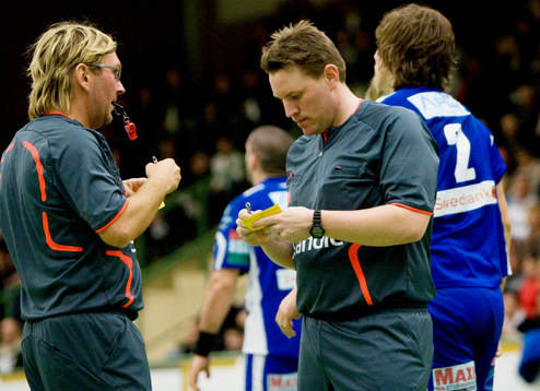 Fredrik Johansson och Johan Sonesson, domare