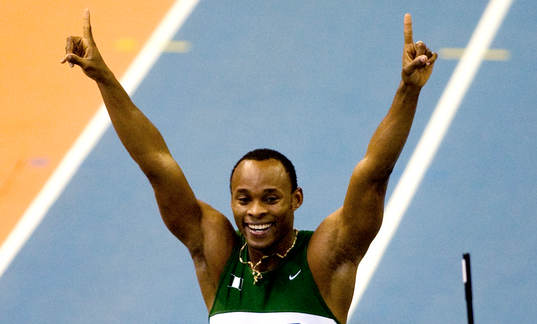 Olusoji A Fasuba, Nigeria vinner 60 meter