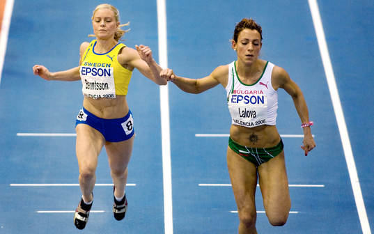Lena Berntsson vidare som 4:a på 7.45 sek. på 60 meter