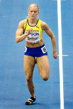 Lena Berntsson vidare som 4:a på 7.45 sek. på 60 meter
