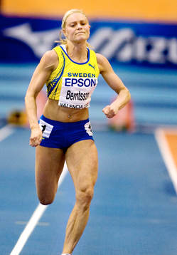 Lena Berntsson. 7,26 i semifinalen