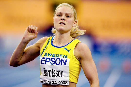 Lena Berntsson. 7,26 i semifinalen