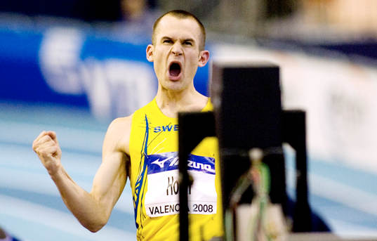 Stefan Holm vinner guld. Jubel
