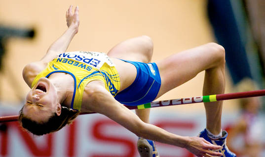 Emma Green, utslagen i höjd