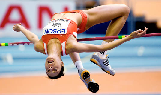 Blanka Vlasic, Kroatien. Höjd