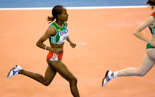 Meseret Defar, Etiopien vinner 3000 meter