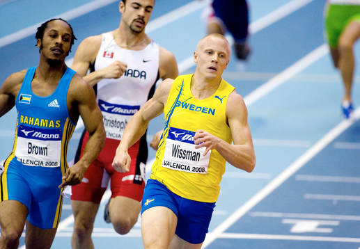 Johan Wissman tar silver på 400 meter
