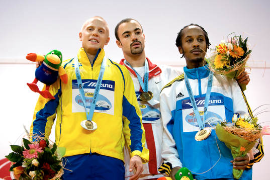 Johan Wissman tar silver på 400 meter