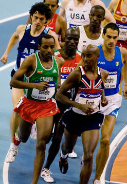 Tariku Bekele, Etiopien. 3000 meter