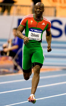 Francis Obikwelu, Portugal. 60 meter