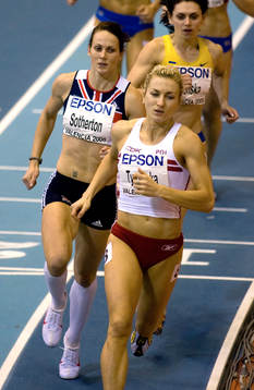Kelly Sotherton, Storbritanien. Femkamp