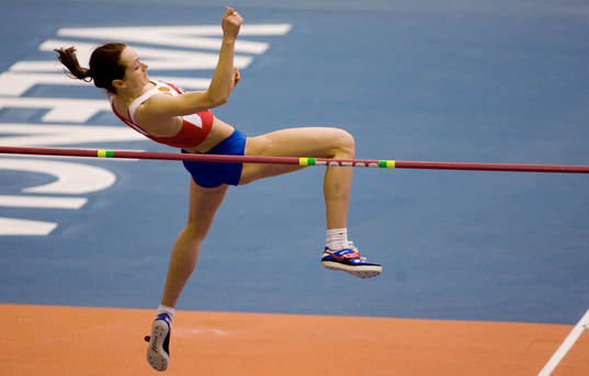 Elena Slesarenko, Ryssland, höjd
