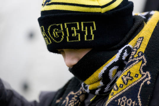 Både kallt och deppigt att vara AIK-supporter på