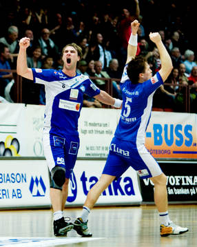 Glenn Andersson, Charlie Sjöstrand, Alingsås, jubel