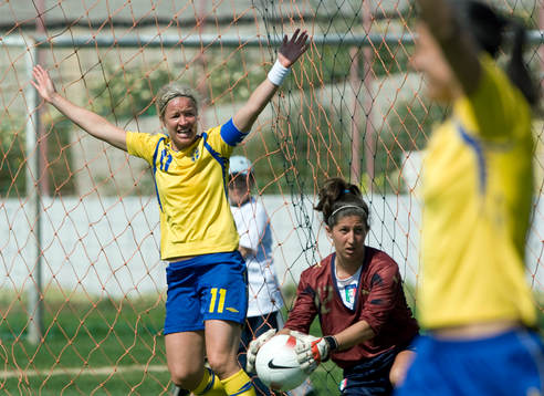 Victoria Svensson, Sverige och Anna Maria Picarelli,