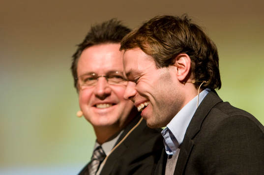 Patrik Walker och Andreas Alm skötte utfrågningen och