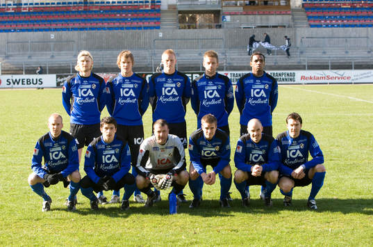 Halmstads startelva, lagbild