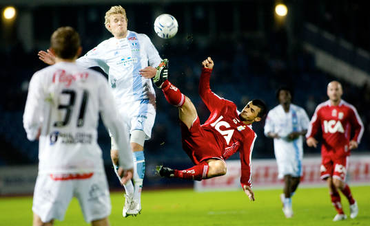 Ola Toivonen, Malmö FF och Eldin Karisik, Göteborg