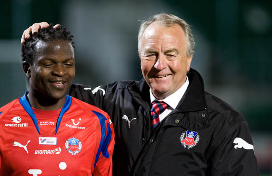 Isaac Chansa och Bo Nilsson, Tränare Helsingborg