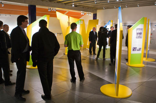 Fotboll, Riksidrottsmuseet; Invigning av utställningen "VM