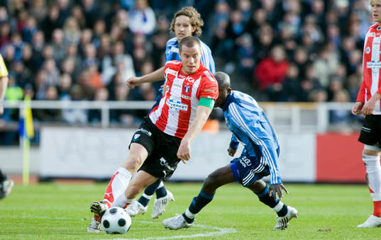 Daniel Andersson, Malmö,  vänder upp