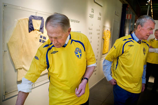 Fotboll, Riksidrottsmuseet; Invigning av utställningen "VM