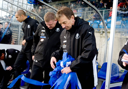 Tom Prahl, tränare Trelleborg och Alf Westerberg, ass.