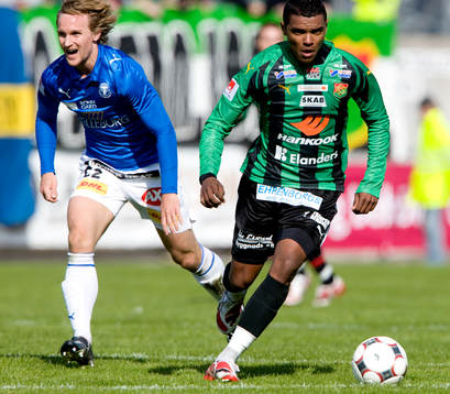 Jonas Bjurström, Trelleborg, och Wanderson Do Carmo, Gais