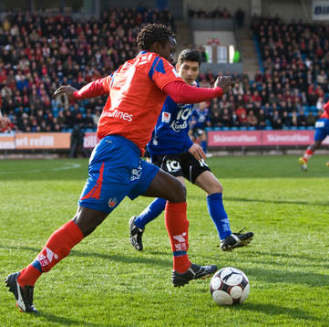 Isaac Chansa, Helsingborg och Anel Raskaj, Halmstad