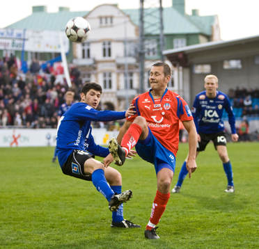 Anel Raskaj, Halmstad och Marcus Lantz, Helsingborg