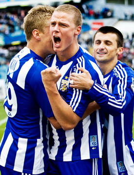 Pontus Wernbloom, Ragnar Sigurdsson och Eldin Karisik,