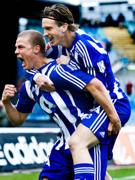 Ragnar Sigurdsson, Gustav Svensson, jubel