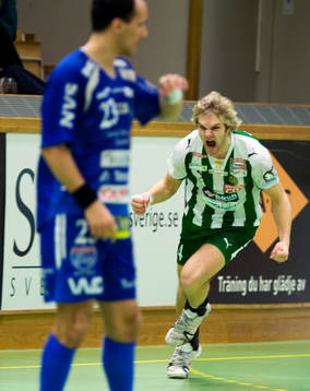 Patrik Johanson, Hammarby, och Zoran Roganovic, H 43