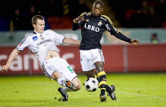 Sverrir Gardarsson, Sundsvall, och Saihou Jagne, AIK