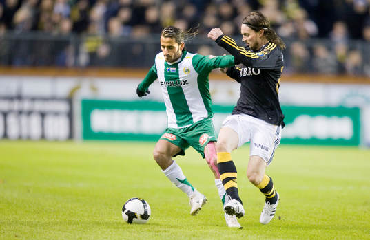 Erkan Zengin, Hammarby, och Mats Rubarth, AIK