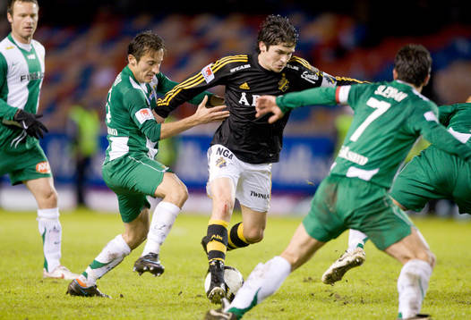 Bojan Djordjic, AIK, Louay Chanko, och Suleyman Sleyman,