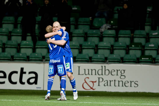 Hannes Sigurdsson, Sundsvall och Johan Patriksson, jubel