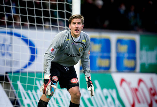 Kristoffer Björklund, målvakt, gör succé