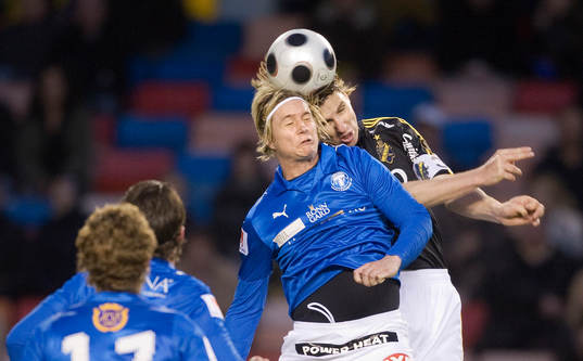 Andreas Drugge, Trelleborg, och Nils-Eric Johansson, AIK