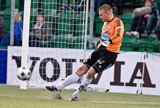 Fredrik Sundfors, Målvakt
