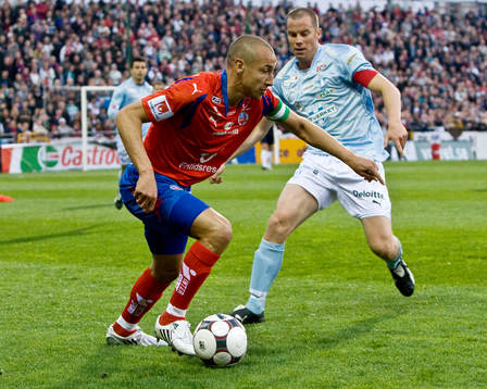 Henrik Larsson, Helsingborg och Daniel Andersson, Malmö