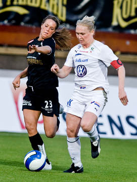 Fotboll, dam, Damallsvenskan, Kopparbergs / Göteborg -