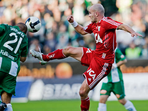 Jonas Wallerstedt, Göteborg, är nära att träffa Klebèr