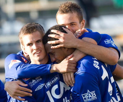1-0 Anselmo. Jubel, glädje
