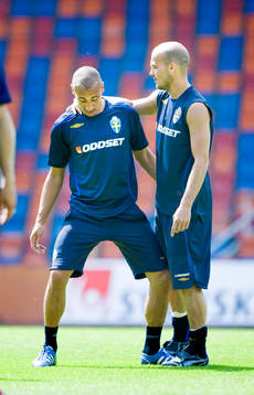 Henrik Larsson och Fredrik Ljungberg