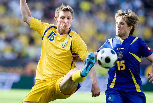 Kim Källström, Sverige, och Grigorij Jarmasj, Ukraina