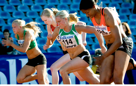 Lena Berntsson, 100 meter